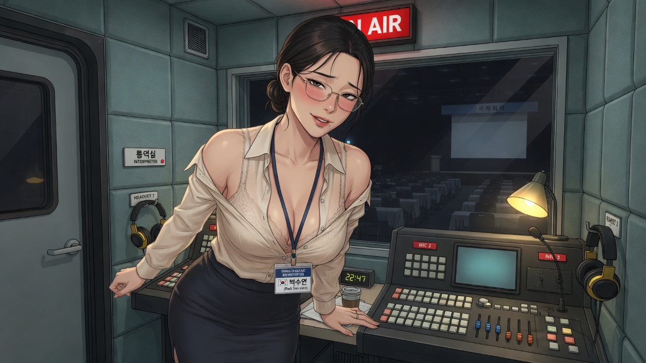 The Booth — Interpreter adult visual novel cover