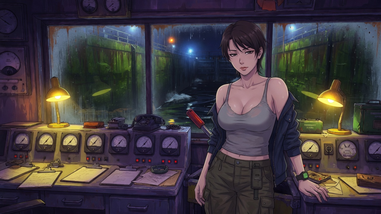 Lockage — Canal lock adult visual novel cover