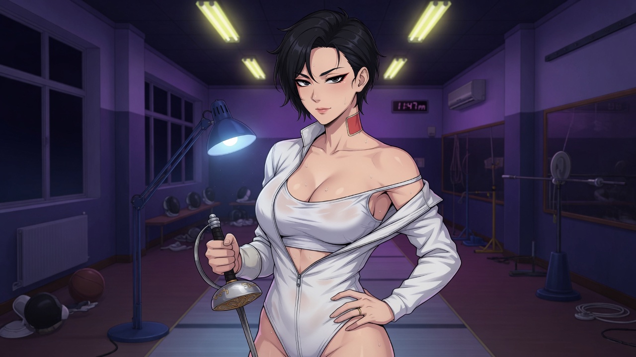 Keep the Mask — Fencing adult visual novel cover