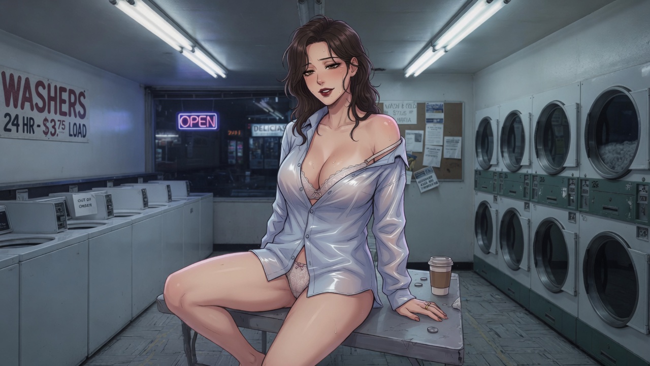 Last Cycle — Laundromat adult visual novel cover