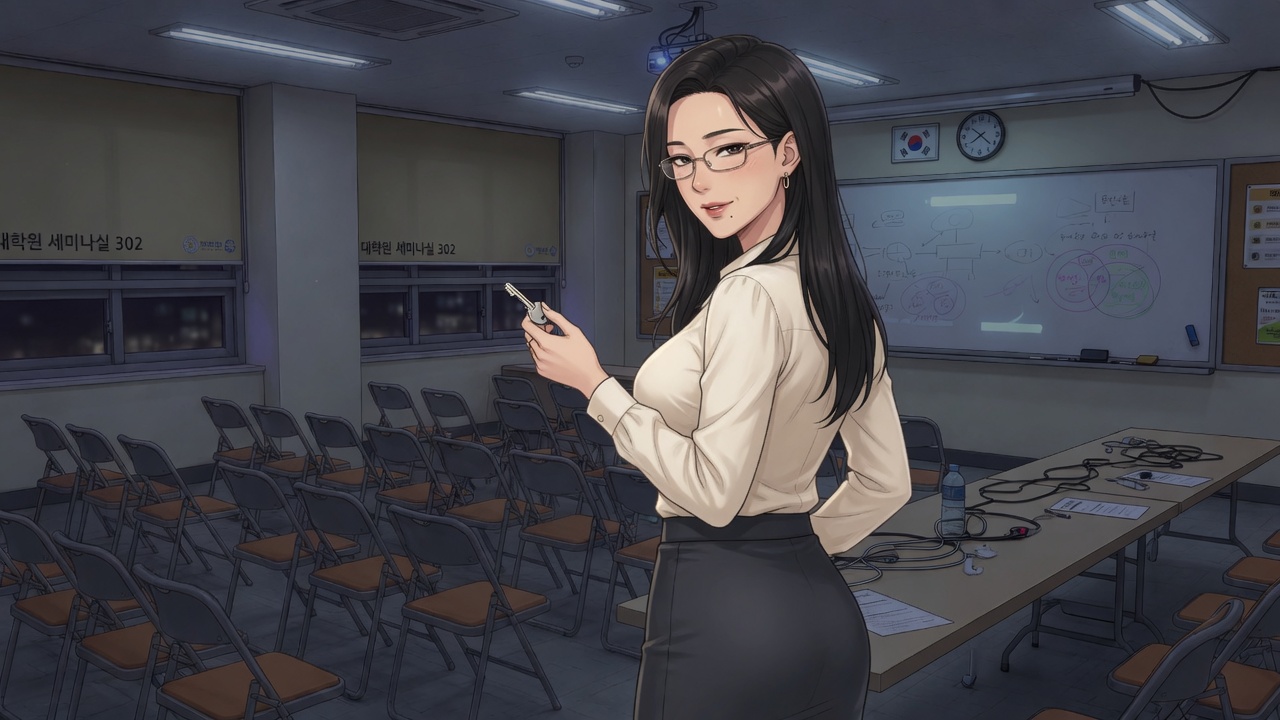After the Last Seminar — Campus adult visual novel cover
