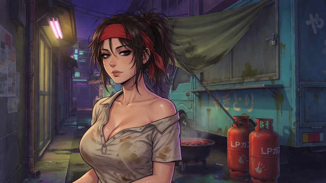 Stall — Night market adult visual novel cover