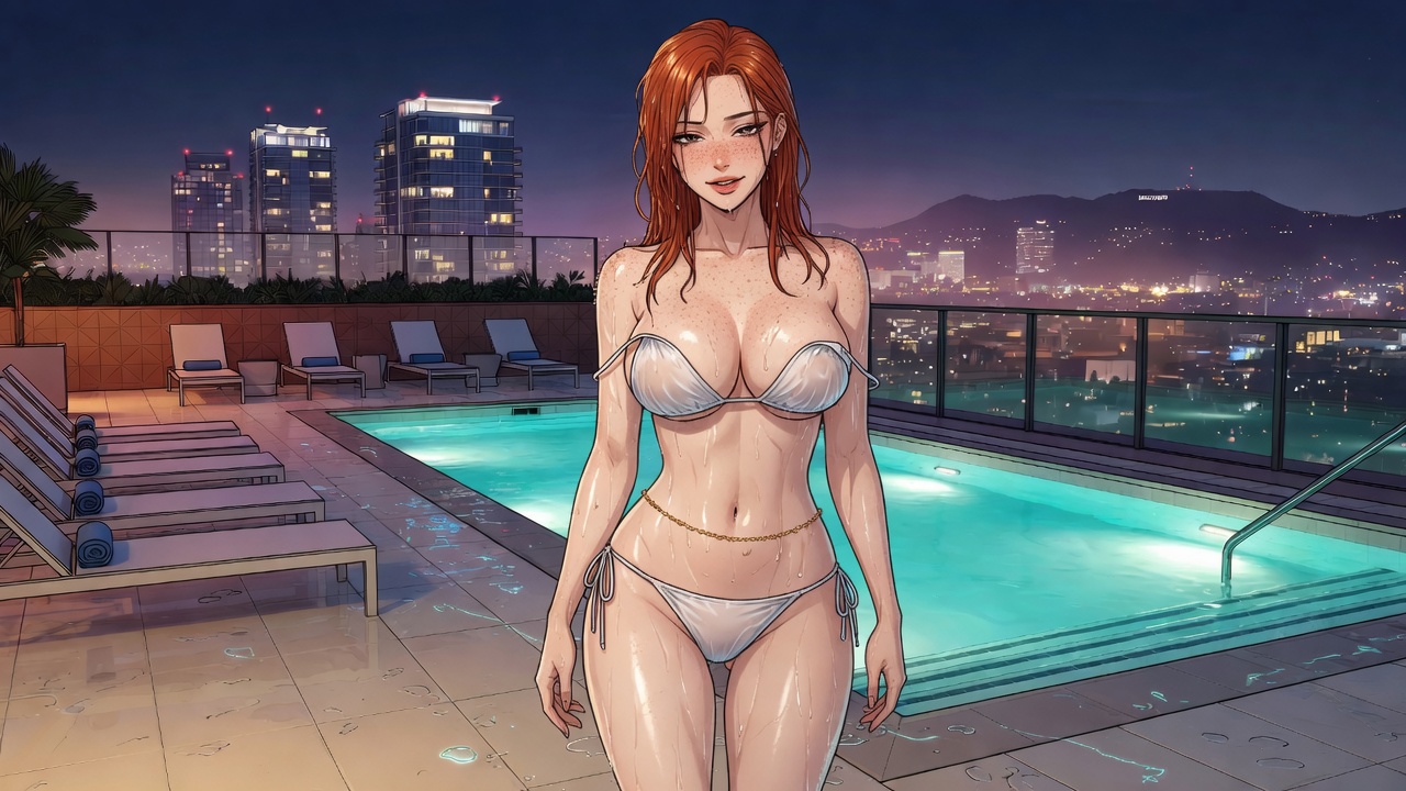 After Close — Pool adult visual novel cover