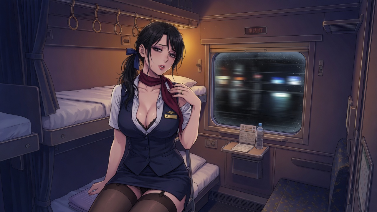 Upper Berth — Night train adult visual novel cover
