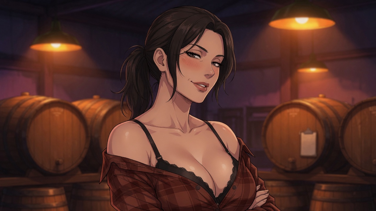Barrel — Whiskey rickhouse adult visual novel cover